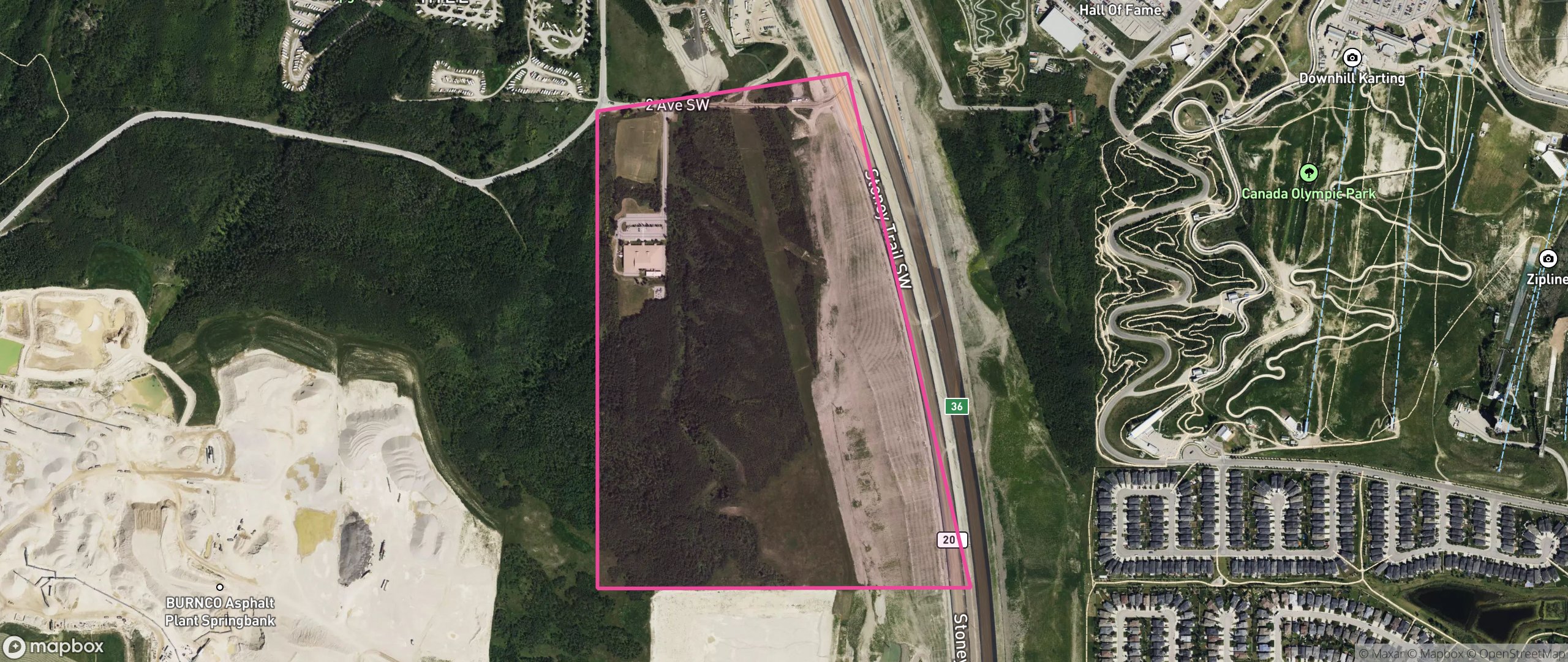 Map of 06B, Calgary showing the community boundary