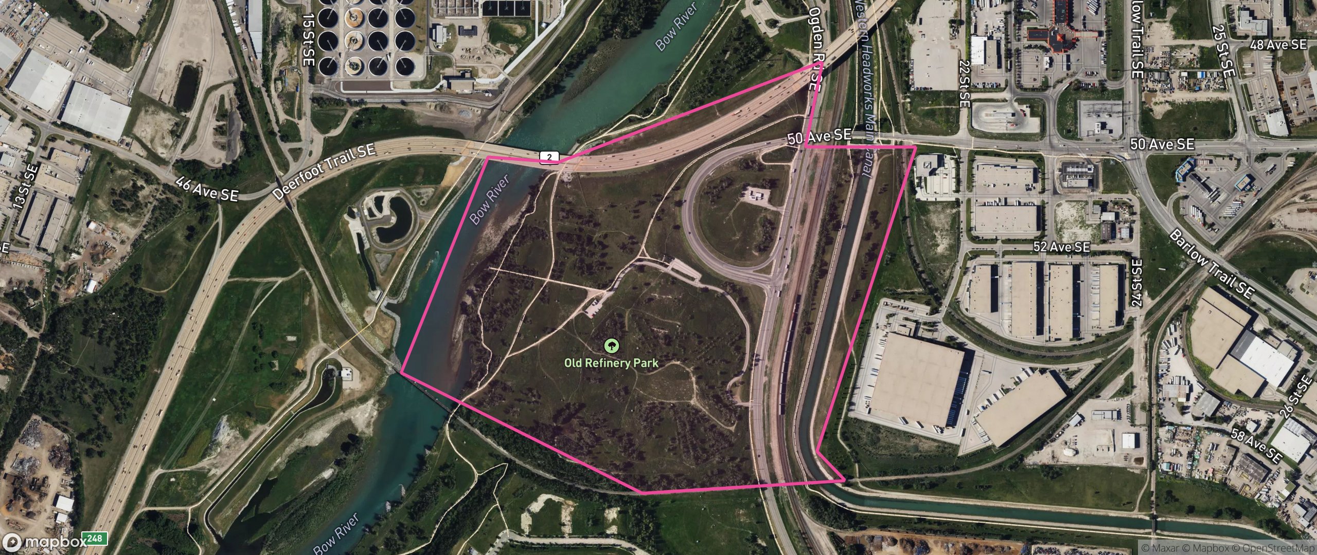 Map of 09H, Calgary showing the community boundary